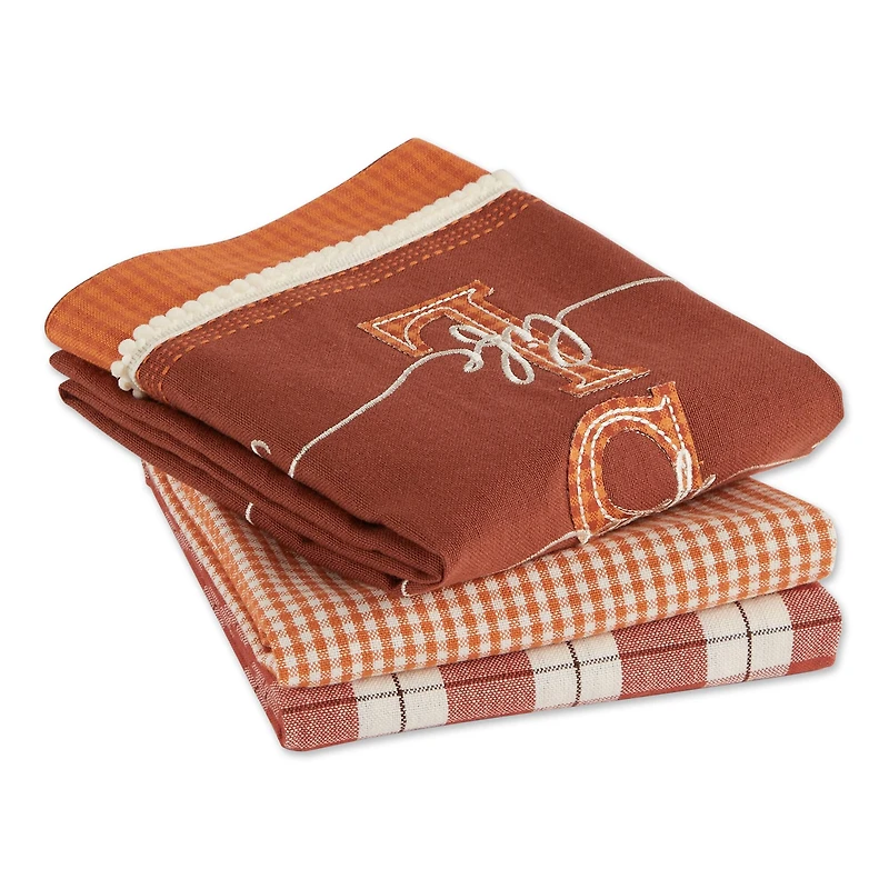DII® Pumpkin Spice Life Dishtowel Set