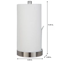 Kitchen Details Paper Towel Holder with White Tension Arm