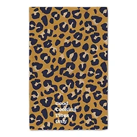 Good Cooking Vibes Only Leopard Tea Towel Set