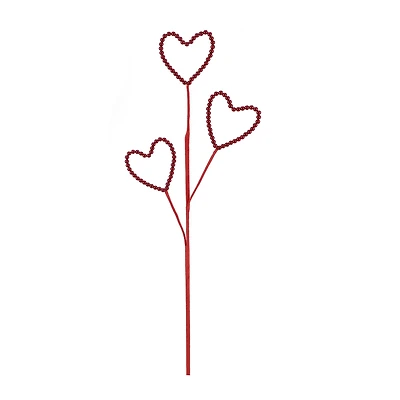 27" Burgundy Heart Stem by Ashland®