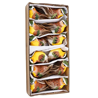 JAM Paper Multicolored 5" Bird Floral Accessories, 12ct.