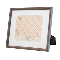 Neutral Basic Dark Brown Frame with Mat by Studio Décor