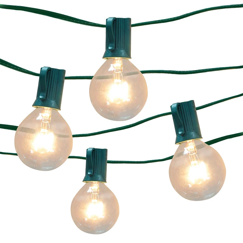 8 Pack: 16ct. Round G40 Bulb String Lights by Ashland™
