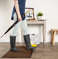 DII® Brown Ribbed Doormat