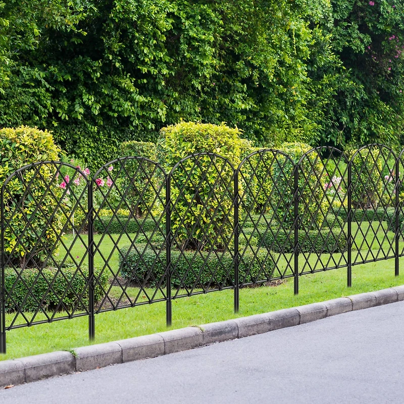 NEX™ Metal Rhombic Pet Guard & Garden Stake Fence