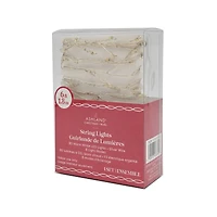 80ct. Warm White LED Firecracker String Lights on Silver Wire by Ashland®