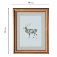 7.5" x 9.5" Framed Reindeer Tabletop Décor by Ashland®