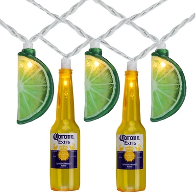 10ct. Corona® Extra Beer Bottle & Lime String Lights