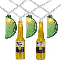10ct. Corona® Extra Beer Bottle & Lime String Lights