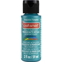 12 Pack: Premium Matte Metallic Acrylic Paint by Craft Smart®, 2oz.
