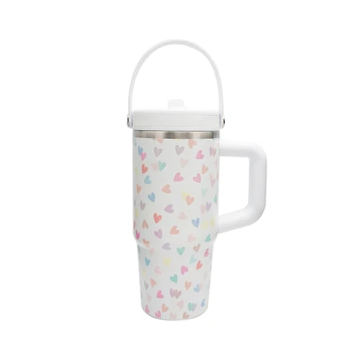 20oz. Hearts Stainless Steel Insulated Tumbler by Ashland®