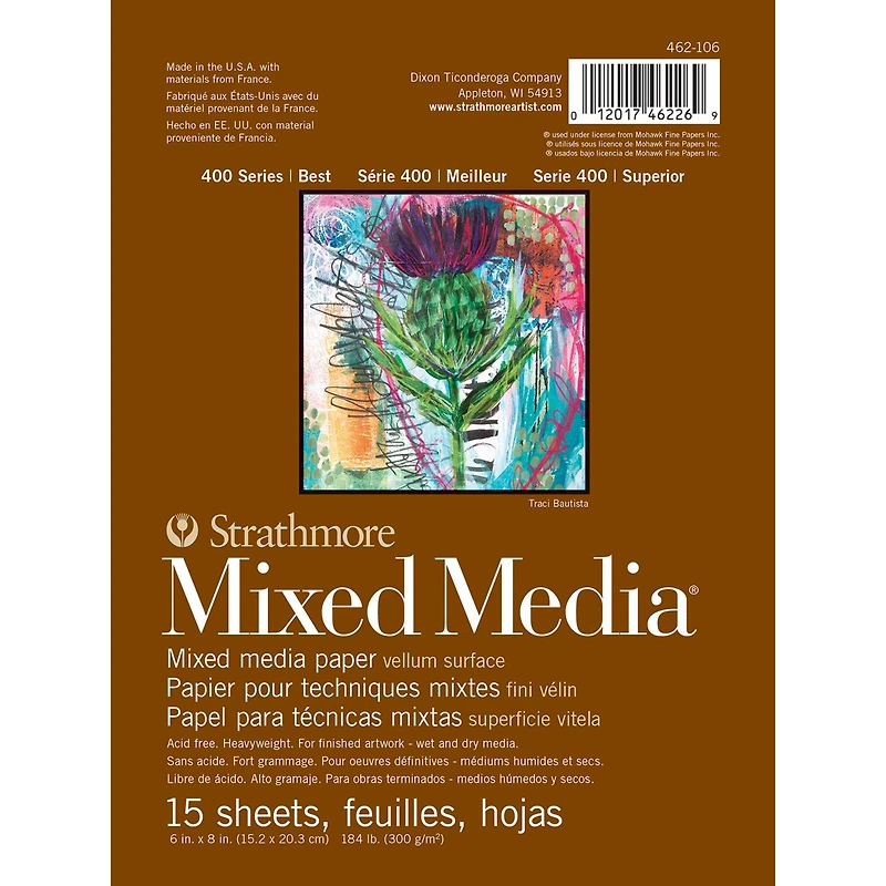 12 Pack: Strathmore® 400 Series Mixed Media Paper Pad