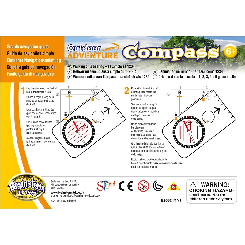 Brainstorm Toys Outdoor Adventure Compass