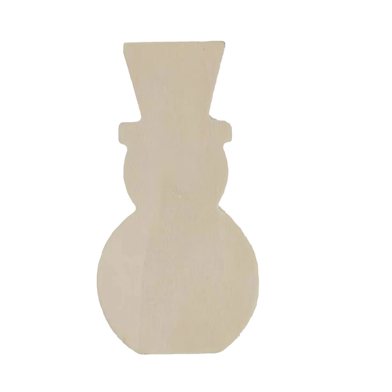 5" Unfinished Snowman Wood Planks, 3ct. by Make Market®