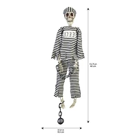 16" Hanging Convict Skeleton by Ashland®