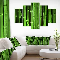 Designart - Green Bamboo Forest