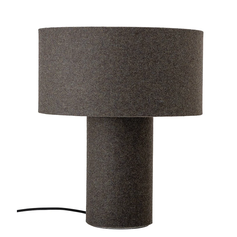 Hello Honey® Gray Wool Blend Table Lamp & Shade Set