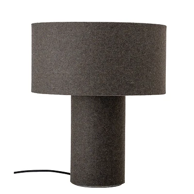 Hello Honey® Gray Wool Blend Table Lamp & Shade Set