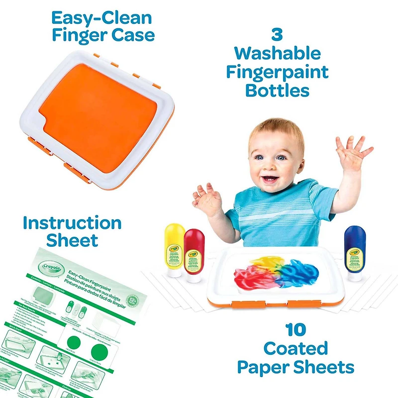 Crayola® Easy-Clean Fingerpaint