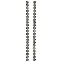 Silver Plated Lentil Beads, 6mm by Bead Landing™