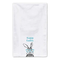 Hoppy Easter Bunny Glasses Tea Towel Set