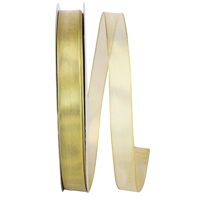 JAM Paper 7/8" x 100yd. Deluxe Wired Edge Mesh Ribbon