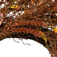 32" Brown Fall Grass Autumn Harvest Wreath