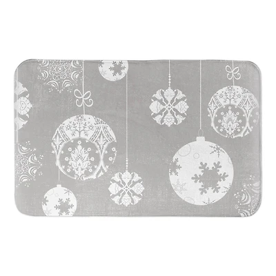 Neutral Ornament Bath Mat
