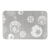 Neutral Ornament Bath Mat