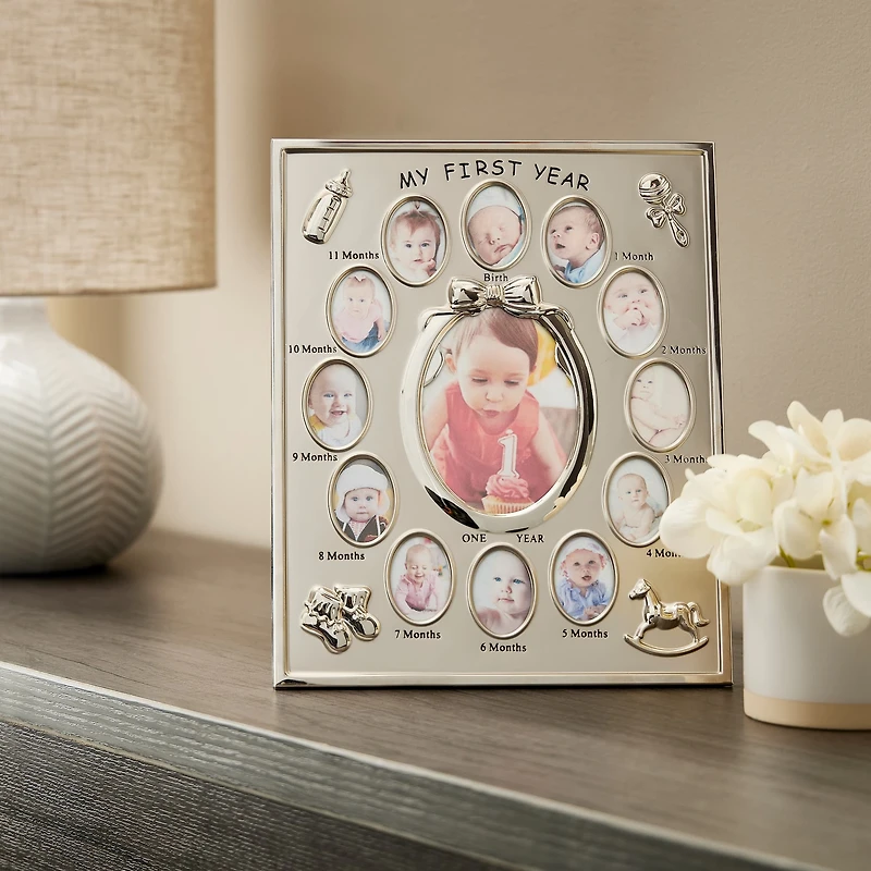 Expressions™ Baby "My First Year" Collage Frame by Studio Décor®