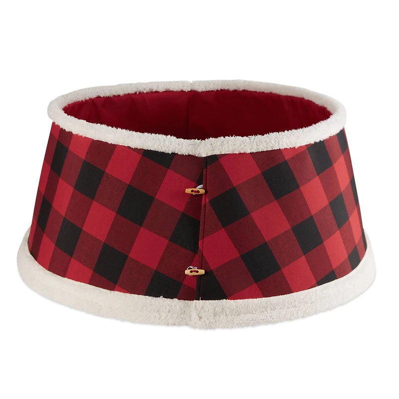 DII® Red & Black Buffalo Check Holiday Tree Collar
