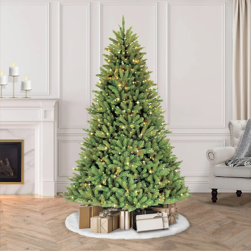 7.5ft. Pre-Lit Fraser Fir Artificial Christmas Tree