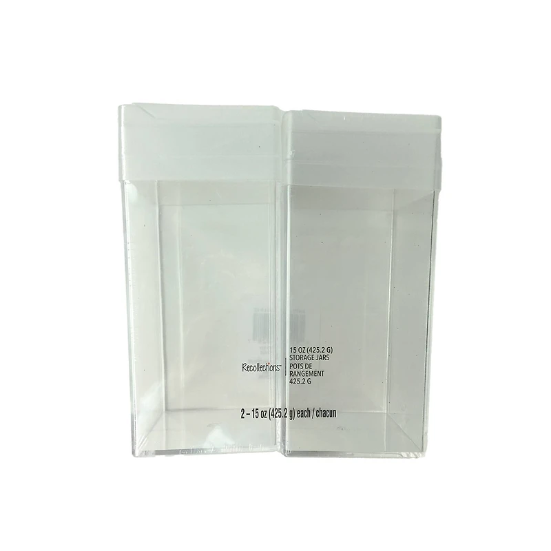 15oz. Storage Jars, 2ct. by Simply Tidy™