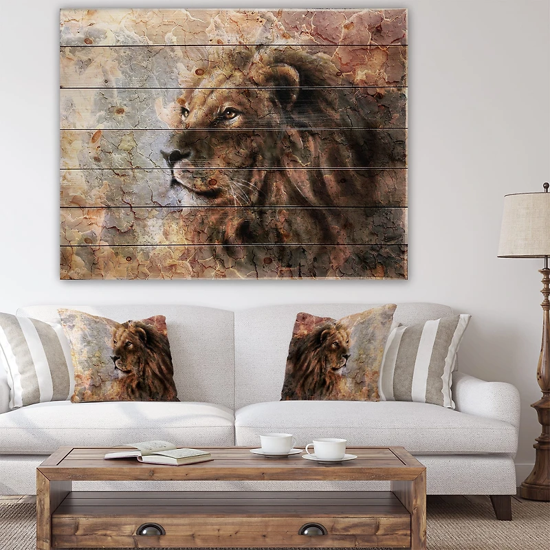 Designart - Peaceful Lion