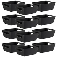 12 Pack: Black Gift Basket with Handles by Celebrate It™