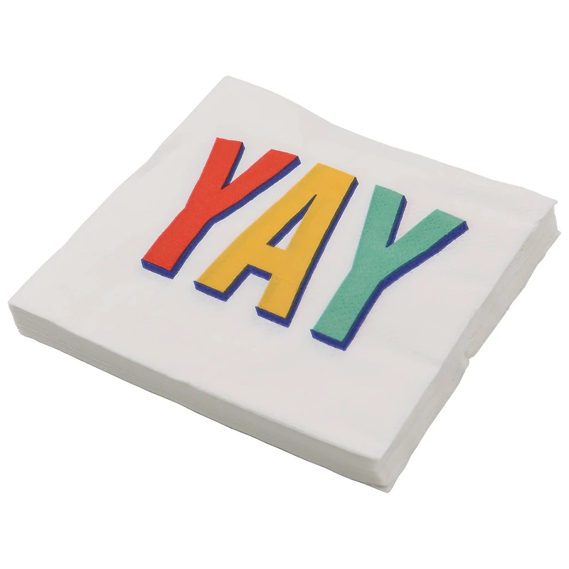 Yay Beverage Napkins, 20ct. by Celebrate It™