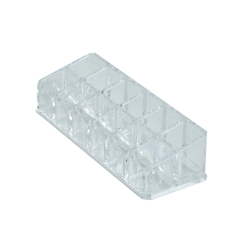 Simplify 7" Cosmetic & Lipstick 12 Compartment Holder