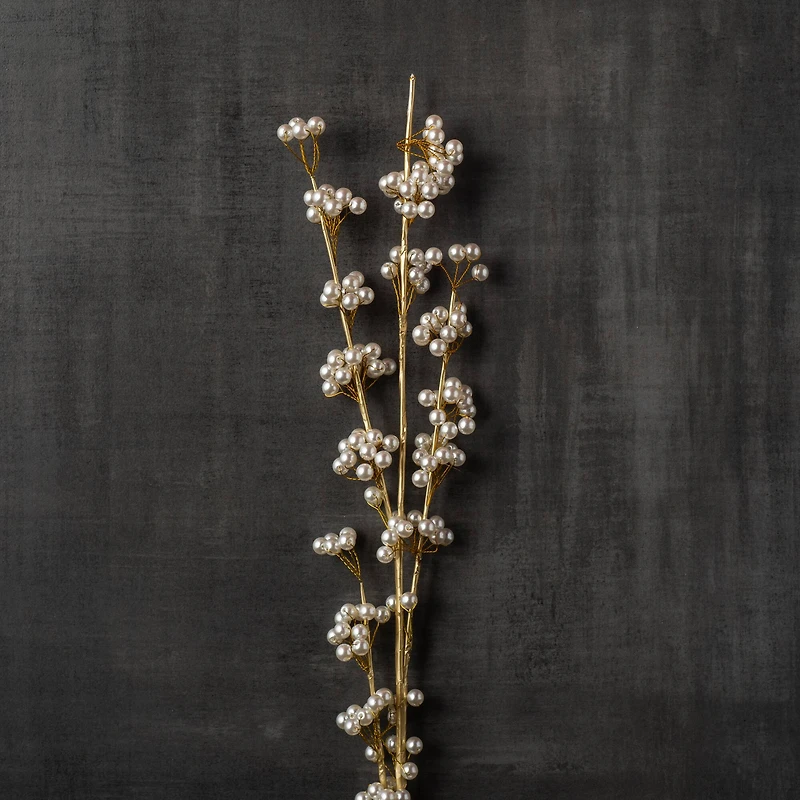 Cream Jeweled Bead Spray by Ashland®