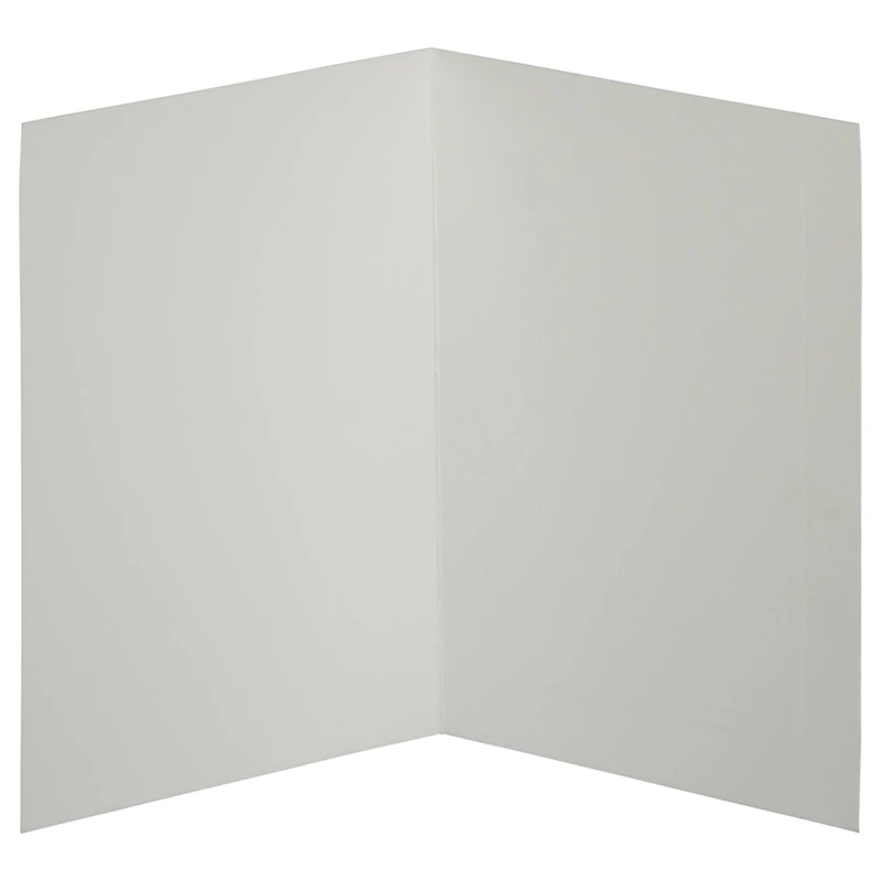 JAM Paper 4.625" x 6.25" White Panel Blank Foldover Cards, 100ct.