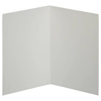 JAM Paper 4.625" x 6.25" White Panel Blank Foldover Cards, 100ct.