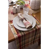 DII® 72" Give Thanks Plaid Table Runner