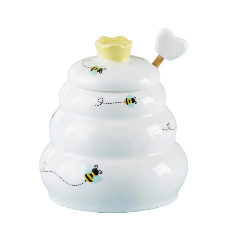Kate Aspen® Sweet As Can Bee Ceramic Honey Pot