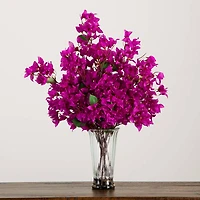 2.5ft. Purple Bougainvillea Arrangement in Glass Vase