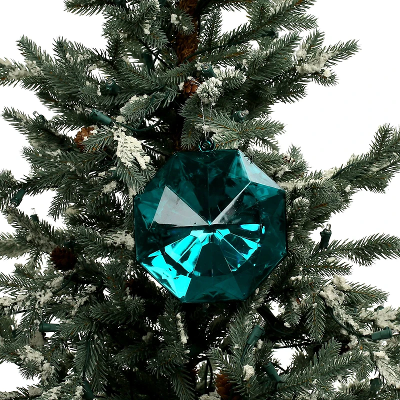 6" Faceted Round Gem Ornament by Ashland
