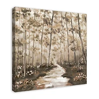 Tree Lined Path 30" x 30" Canvas Wall Art
