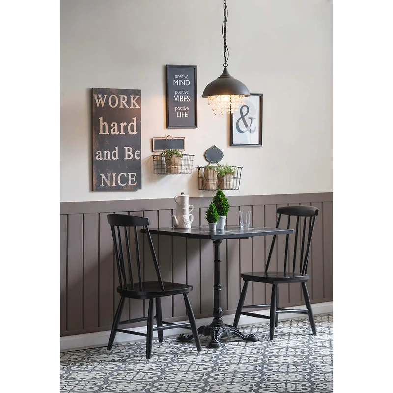 Hello Honey® 15" Antiqued Bronze Chandelier with Hanging Crystals