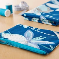 Richloom Timandra Indigo Cotton Home Décor Fabric