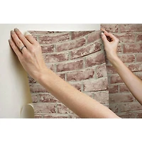 RoomMates Brick Peel & Stick Wallpaper