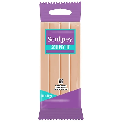 Sculpey® III Beige Oven-Bake Clay, 1lb.
