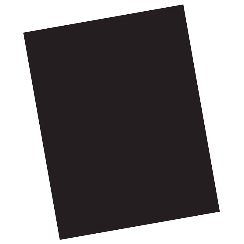 Pacon® 8.5" x 11" Black Card Stock, 100 Sheets